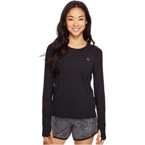 Eleven by Venus Williams Womens Intrepid Xtreme Long Sleeve Black XS 0/2